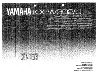 Yamaha KXW-302 - Owners Manual 